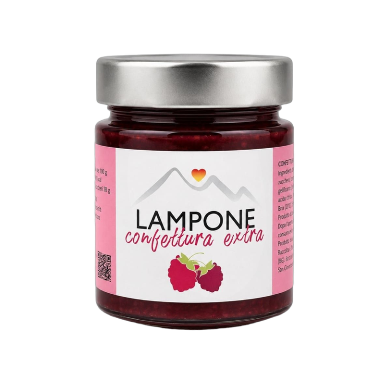 Confettura extra di Lampone – Ornica nel Cuore